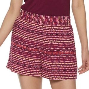NWOT Apt. 9 Challis Soft Shorts in Boho Print